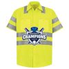 Men's High Visibility Safety Short Sleeve Work Shirt Thumbnail