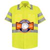 Men's High Visibility Safety Short Sleeve Work Shirt Thumbnail