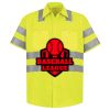 Men's High Visibility Safety Short Sleeve Work Shirt Thumbnail