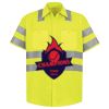 Men's High Visibility Safety Short Sleeve Work Shirt Thumbnail