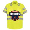 Men's High Visibility Safety Short Sleeve Work Shirt Thumbnail