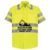 Men's High Visibility Safety Short Sleeve Work Shirt Thumbnail