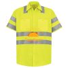 Men's High Visibility Safety Short Sleeve Work Shirt Thumbnail