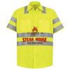 Men's High Visibility Safety Short Sleeve Work Shirt Thumbnail