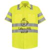 Men's High Visibility Safety Short Sleeve Work Shirt Thumbnail