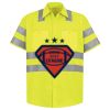 Men's High Visibility Safety Short Sleeve Work Shirt Thumbnail