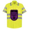 Men's High Visibility Safety Short Sleeve Work Shirt Thumbnail