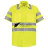 Men's High Visibility Safety Short Sleeve Work Shirt Thumbnail