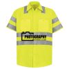 Men's High Visibility Safety Short Sleeve Work Shirt Thumbnail