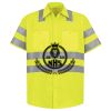 Men's High Visibility Safety Short Sleeve Work Shirt Thumbnail