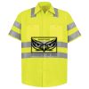 Men's High Visibility Safety Short Sleeve Work Shirt Thumbnail