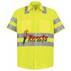 Men's High Visibility Safety Short Sleeve Work Shirt Thumbnail