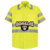 Men's High Visibility Safety Short Sleeve Work Shirt Thumbnail
