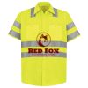 Men's High Visibility Safety Short Sleeve Work Shirt Thumbnail