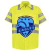 Men's High Visibility Safety Short Sleeve Work Shirt Thumbnail