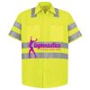 Men's High Visibility Safety Short Sleeve Work Shirt Thumbnail