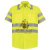 Men's High Visibility Safety Short Sleeve Work Shirt Thumbnail