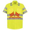 Men's High Visibility Safety Short Sleeve Work Shirt Thumbnail