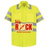 Men's High Visibility Safety Short Sleeve Work Shirt Thumbnail