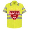 Men's High Visibility Safety Short Sleeve Work Shirt Thumbnail