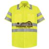 Men's High Visibility Safety Short Sleeve Work Shirt Thumbnail