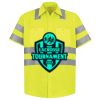 Men's High Visibility Safety Short Sleeve Work Shirt Thumbnail