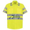 Men's High Visibility Safety Short Sleeve Work Shirt Thumbnail