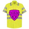 Men's High Visibility Safety Short Sleeve Work Shirt Thumbnail