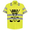 Men's High Visibility Safety Short Sleeve Work Shirt Thumbnail