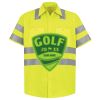 Men's High Visibility Safety Short Sleeve Work Shirt Thumbnail