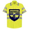 Men's High Visibility Safety Short Sleeve Work Shirt Thumbnail