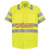 Men's High Visibility Safety Short Sleeve Work Shirt Thumbnail