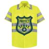 Men's High Visibility Safety Short Sleeve Work Shirt Thumbnail