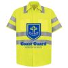 Men's High Visibility Safety Short Sleeve Work Shirt Thumbnail