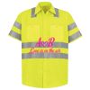 Men's High Visibility Safety Short Sleeve Work Shirt Thumbnail