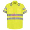 Men's High Visibility Safety Short Sleeve Work Shirt Thumbnail