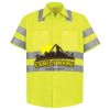 Men's High Visibility Safety Short Sleeve Work Shirt Thumbnail