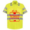 Men's High Visibility Safety Short Sleeve Work Shirt Thumbnail