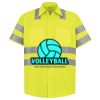 Men's High Visibility Safety Short Sleeve Work Shirt Thumbnail