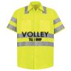 Men's High Visibility Safety Short Sleeve Work Shirt Thumbnail