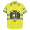Men's High Visibility Safety Short Sleeve Work Shirt Thumbnail