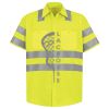 Men's High Visibility Safety Short Sleeve Work Shirt Thumbnail
