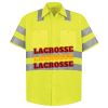 Men's High Visibility Safety Short Sleeve Work Shirt Thumbnail