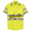 Men's High Visibility Safety Short Sleeve Work Shirt Thumbnail