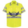 Men's High Visibility Safety Short Sleeve Work Shirt Thumbnail