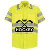 Men's High Visibility Safety Short Sleeve Work Shirt Thumbnail
