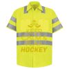 Men's High Visibility Safety Short Sleeve Work Shirt Thumbnail