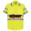 Men's High Visibility Safety Short Sleeve Work Shirt Thumbnail