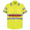 Men's High Visibility Safety Short Sleeve Work Shirt Thumbnail