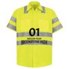 Men's High Visibility Safety Short Sleeve Work Shirt Thumbnail
